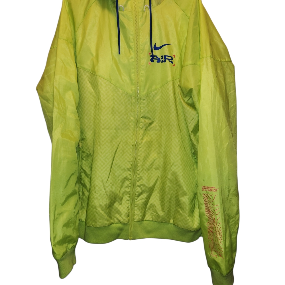 Nike Air Lime Green Windbreaker Jacket